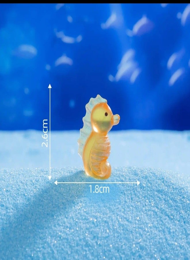 VRB Dec مجموعة تحف مصغرة من VRB Dec لتزيين المنزل، لوحة قيادة السيارة، عيد الحب، غرفة المعيشة، هدايا، تماثيل، أدوات تزيين الكيك، تماثيل لتزيين المنزل. (17 قطعة من أحواض السمك المصغرة) - Image 2